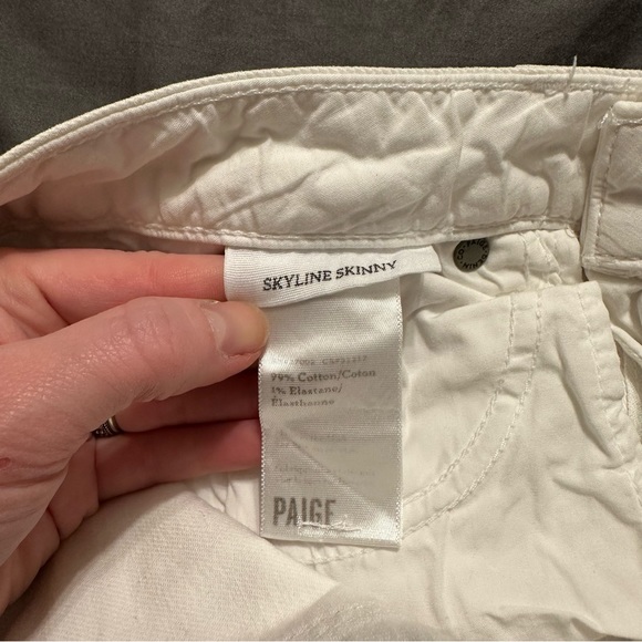 Paige Skyline Skinny - White - Picture 4 of 4